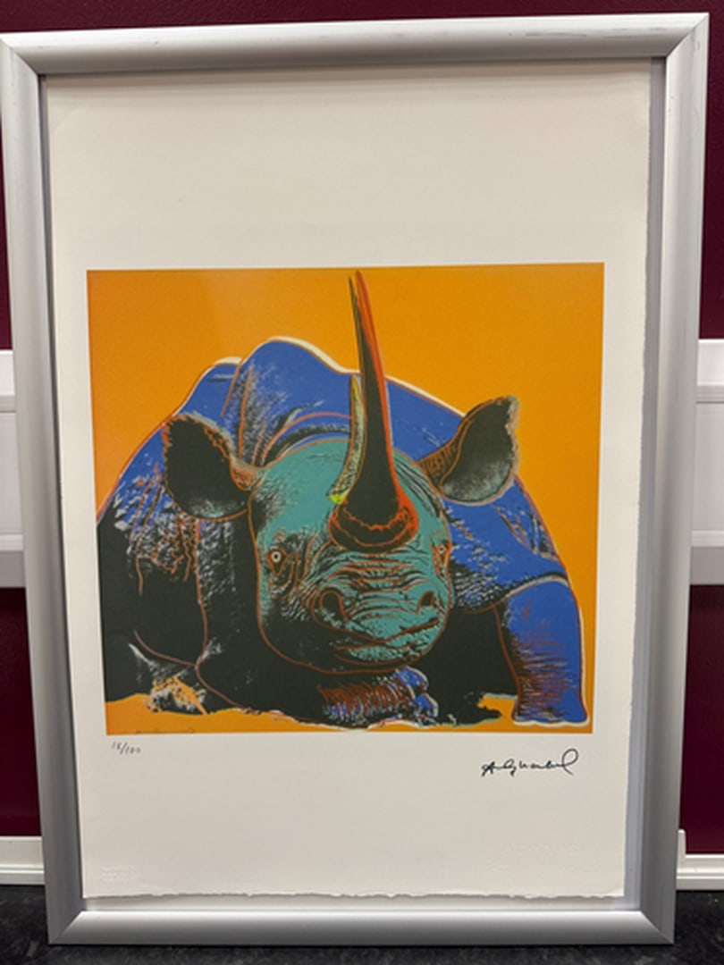 ANDY Warhol, Original, Print, Limited edition, Plate signed: Andy Warhol edition Arabic numbering - numbering 100 copies - Approximate dimensions of the sheet 57.3 x 38.4 cm - INTONSO / IRREGULAR SHEET on 4 sides, weight between 180/210 - Watermark on Arches Fr