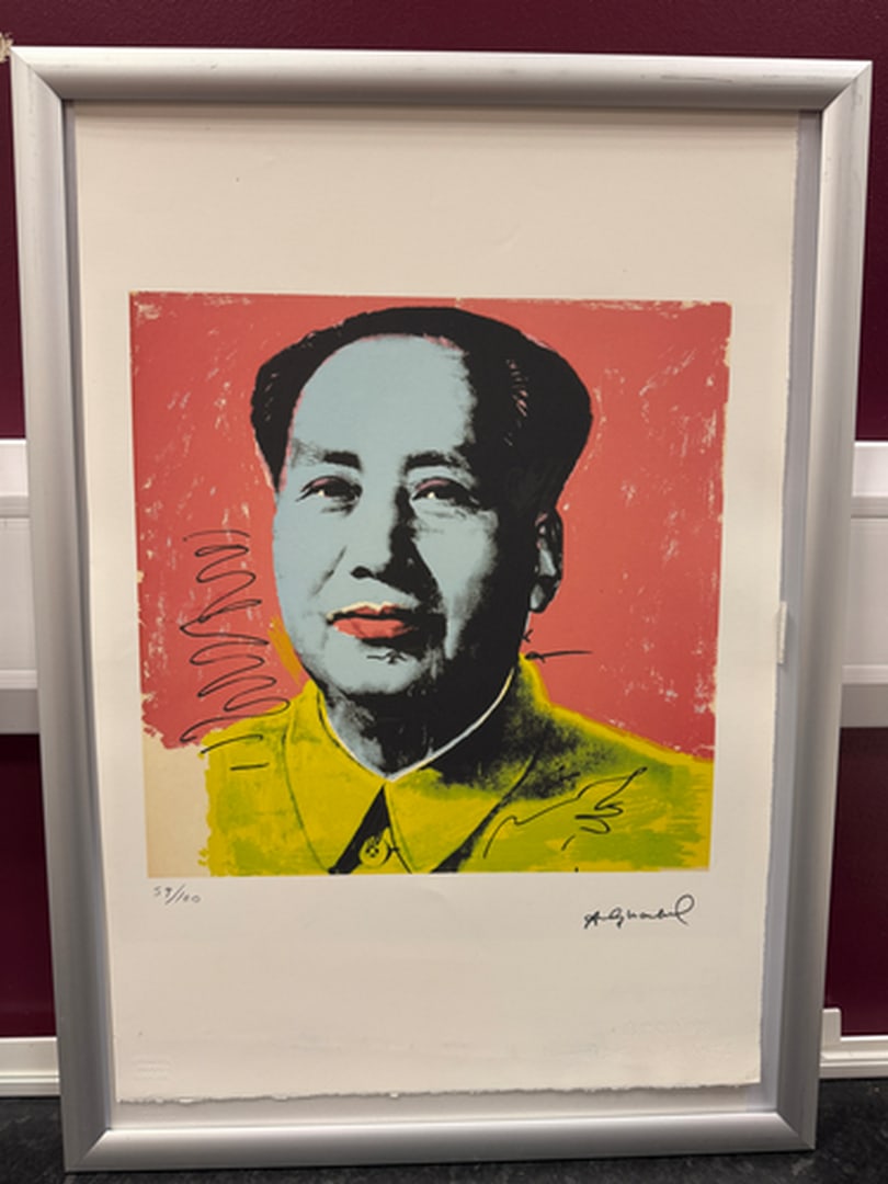 ANDY Warhol, Original, Print, Limited edition, Plate signed: Andy Warhol edition Arabic numbering - numbering 100 copies - Approximate dimensions of the sheet 57.3 x 38.4 cm - INTONSO / IRREGULAR SHEET on 4 sides, weight between 180/210 - Watermark on Arches Fr