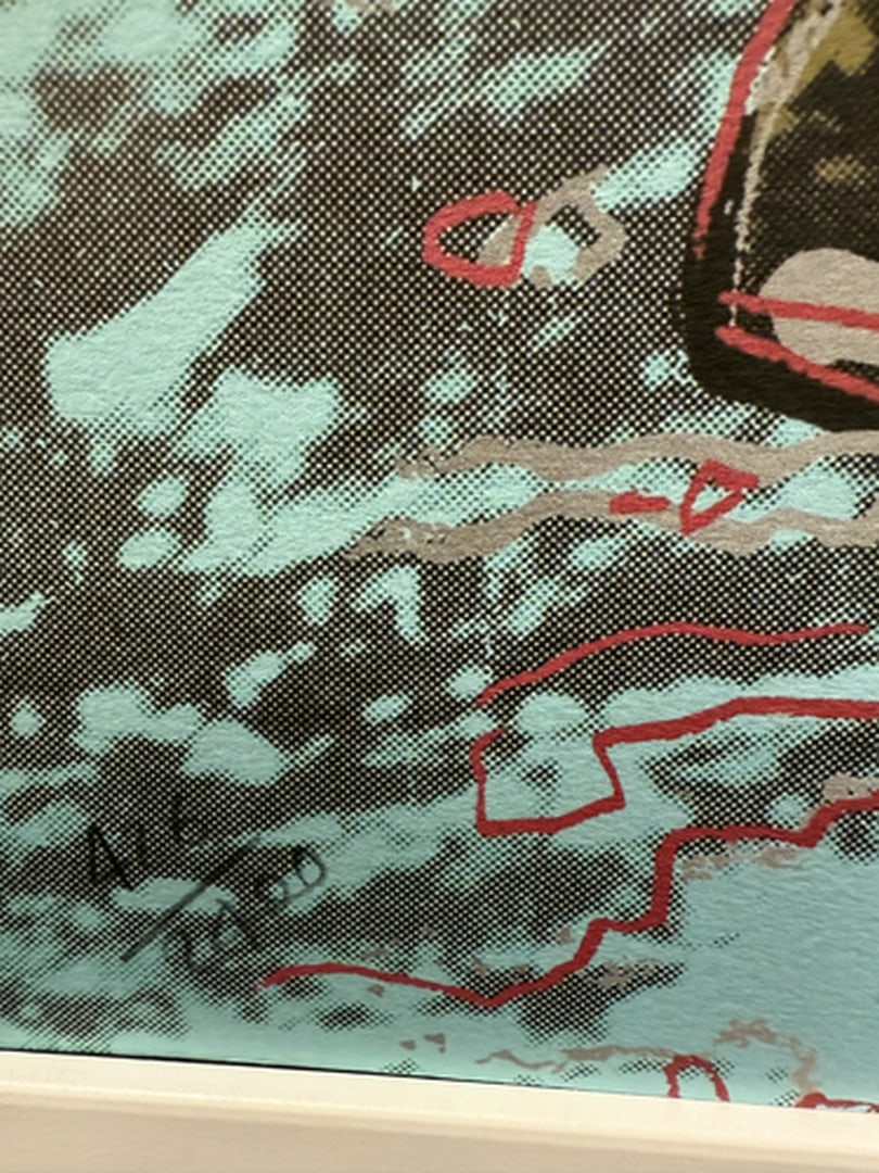 ANDY WARHOL RARE 1986 LMD ED LARGE FINE ART LITHOGRAPH PRINT~(23 1/2"" W X 23 5/8"" H) - 3