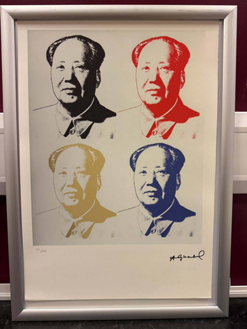 ANDY Warhol, Original, Print, Limited edition, Plate signed: Andy Warhol edition Arabic numbering - numbering 100 copies - Approximate dimensions of the sheet 57.3 x 38.4 cm - INTONSO / IRREGULAR SHEET on 4 sides, weight between 180/210 - Watermark on Arches Fr