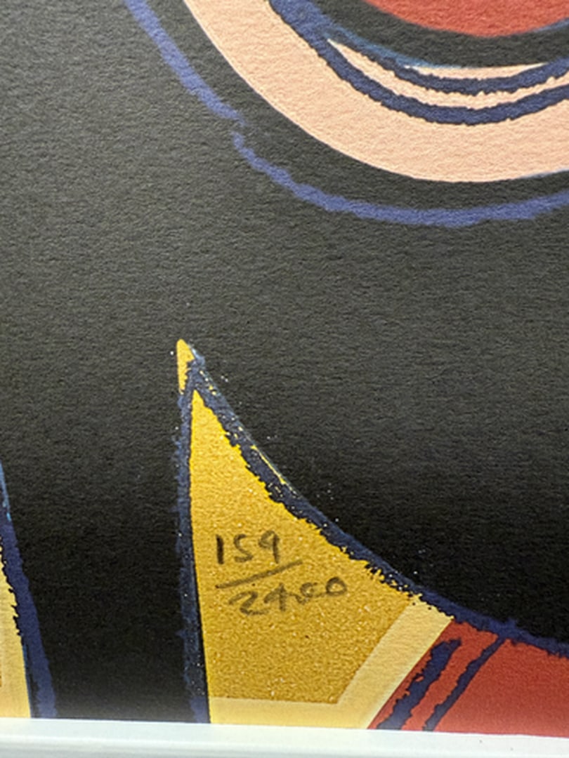 ANDY WARHOL RARE 1986 LMD ED LARGE FINE ART LITHOGRAPH PRINT~(23 1/2"" W X 23 5/8"" H) - 3