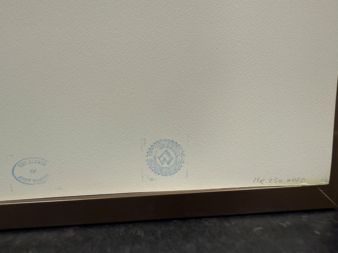 Andy Warhol, (After) Original Print, Limited Edition, Seal, Hand signed And Numbered - 3