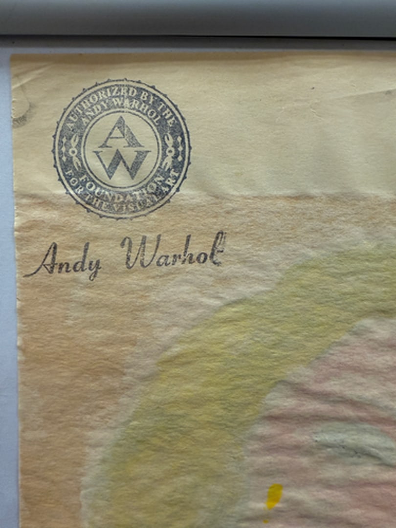 Andy Warhol- (After) Drawing on Paper. Signed Stamped on verso, - 3
