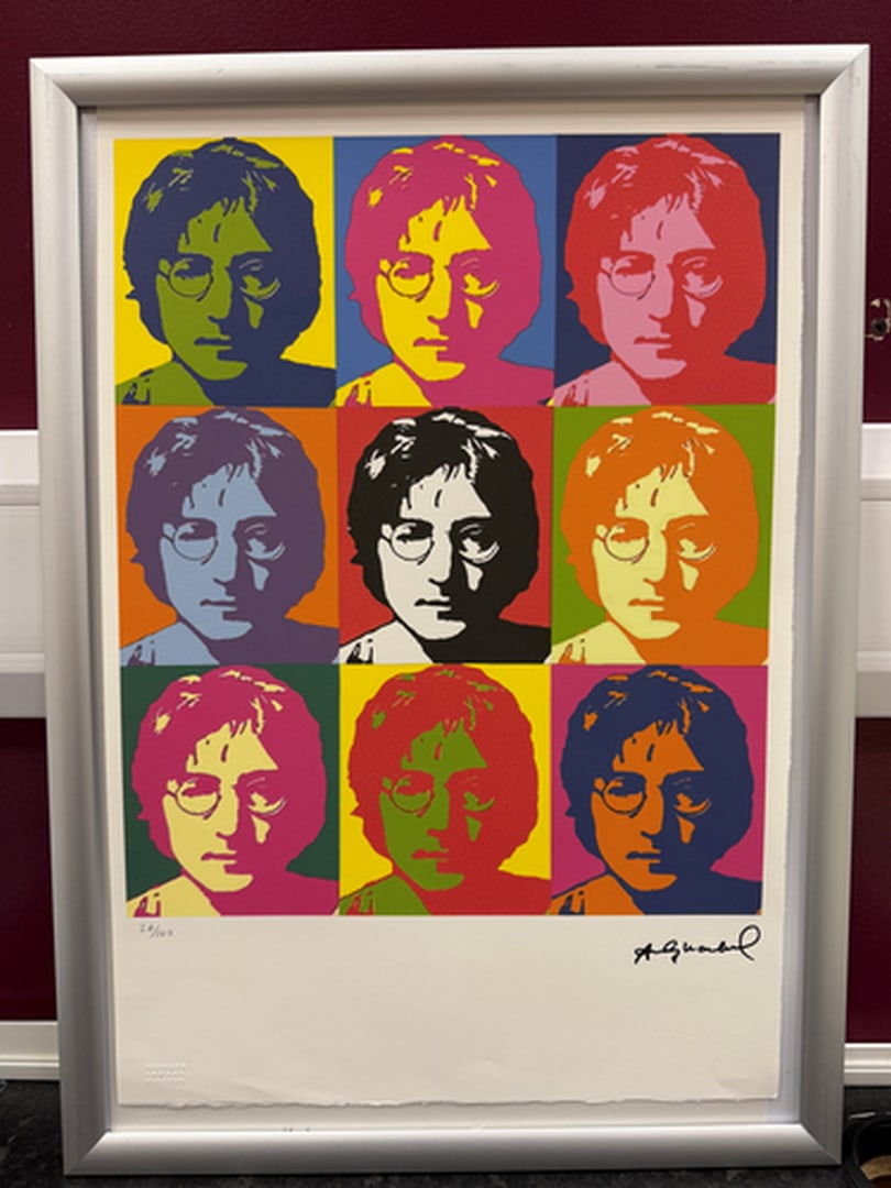 ANDY Warhol, Original, Print, Limited edition, Plate signed: Andy Warhol edition Arabic numbering - numbering 100 copies - Approximate dimensions of the sheet 57.3 x 38.4 cm - INTONSO / IRREGULAR SHEET on 4 sides, weight between 180/210 - Watermark on Arches Fr