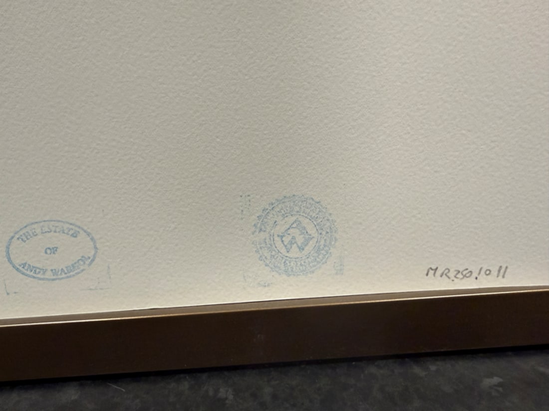 Andy Warhol, (After) Original Print, Limited Edition, Seal, Hand signed And Numbered - 4