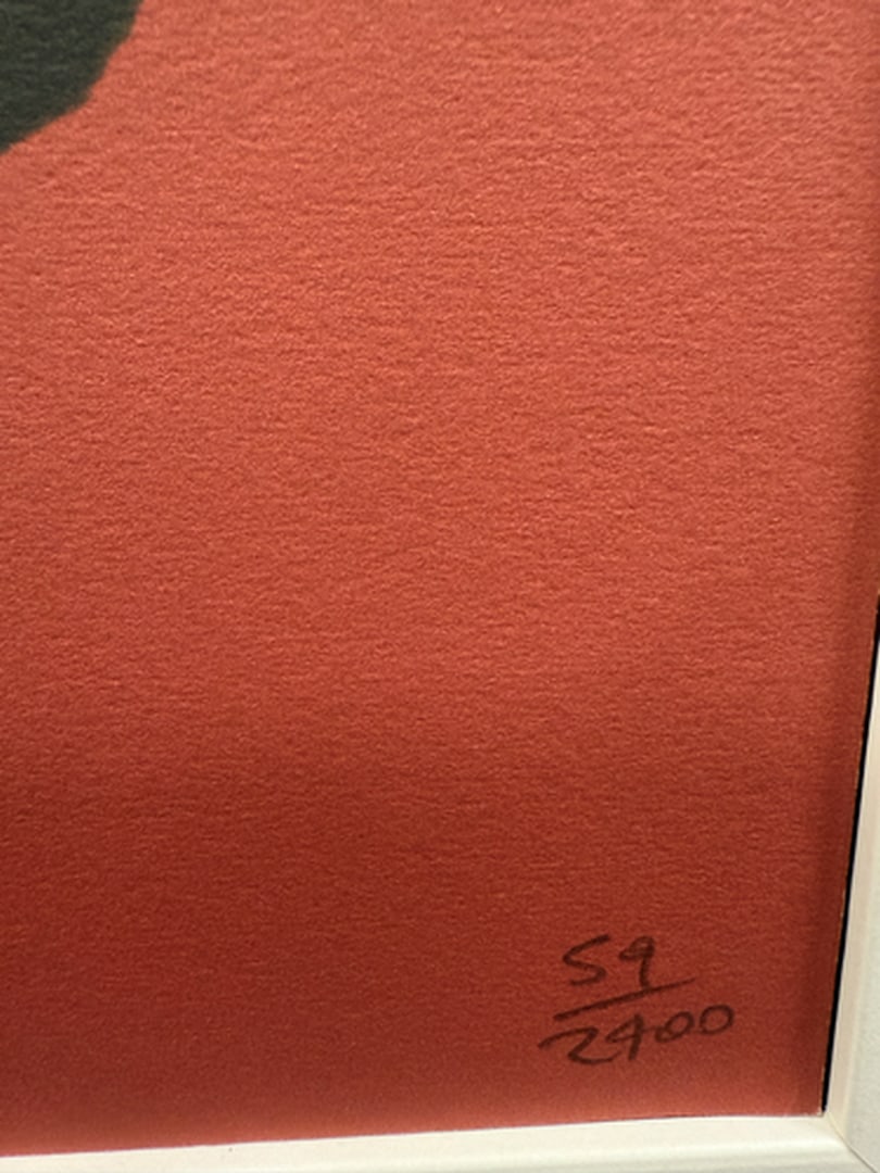 ANDY WARHOL RARE 1986 LMD ED LARGE FINE ART LITHOGRAPH PRINT~(23 1/2"" W X 23 5/8"" H) - 4