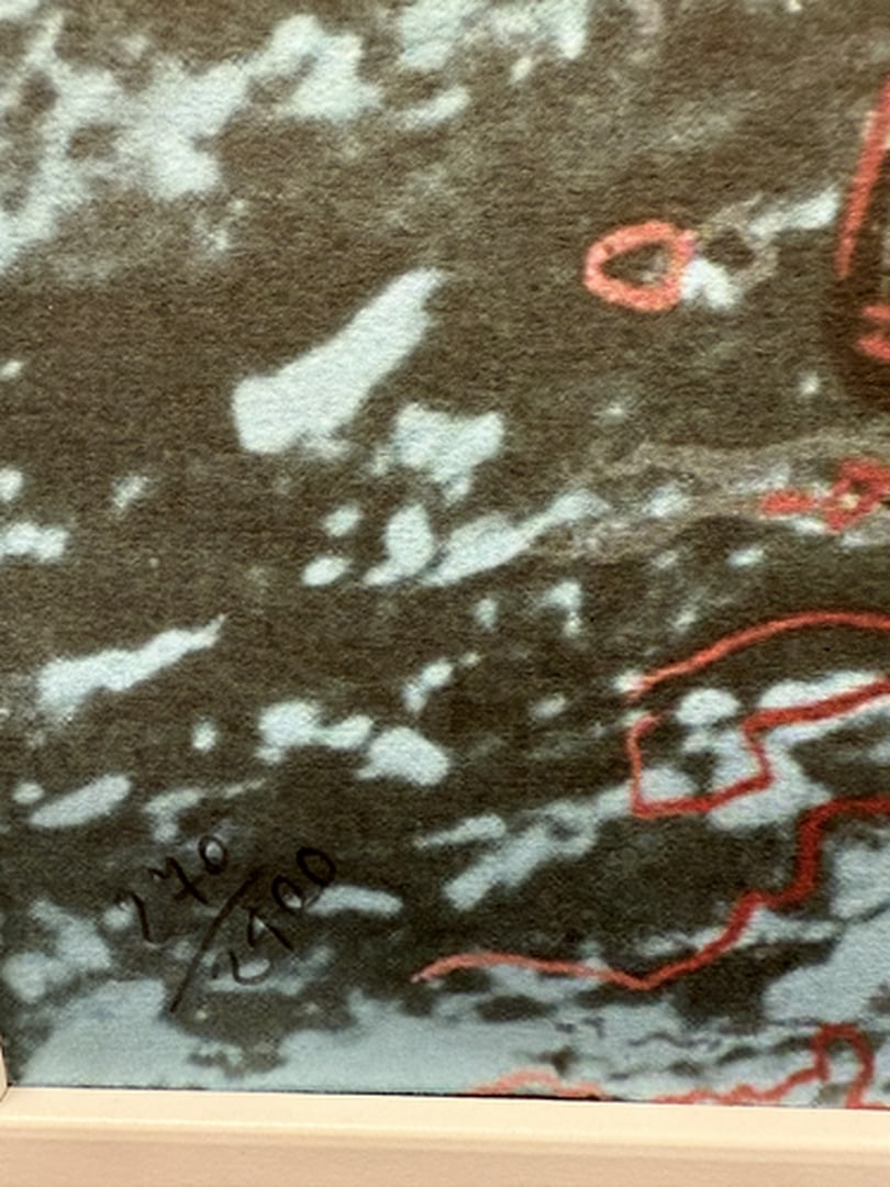 ANDY WARHOL RARE 1986 LMD ED LARGE FINE ART LITHOGRAPH PRINT~(23 1/2"" W X 23 5/8"" H) - 3