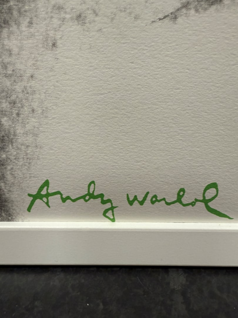 ANDY WARHOL RARE 1986 LMD ED LARGE FINE ART LITHOGRAPH PRINT~(23 1/2"" W X 23 5/8"" H) - 2