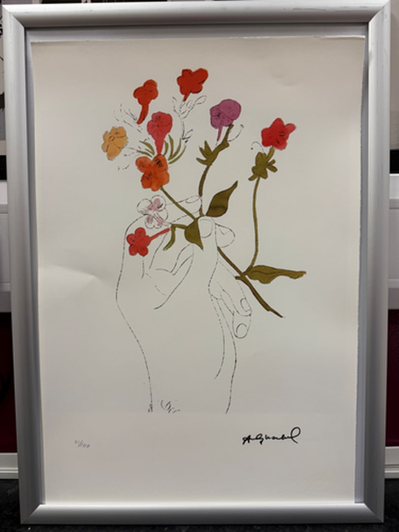 ANDY Warhol, Original, Print, Limited edition, Plate signed: Andy Warhol edition Arabic numbering - numbering 100 copies - Approximate dimensions of the sheet 57.3 x 38.4 cm - INTONSO / IRREGULAR SHEET on 4 sides, weight between 180/210 - Watermark on Arches Fr