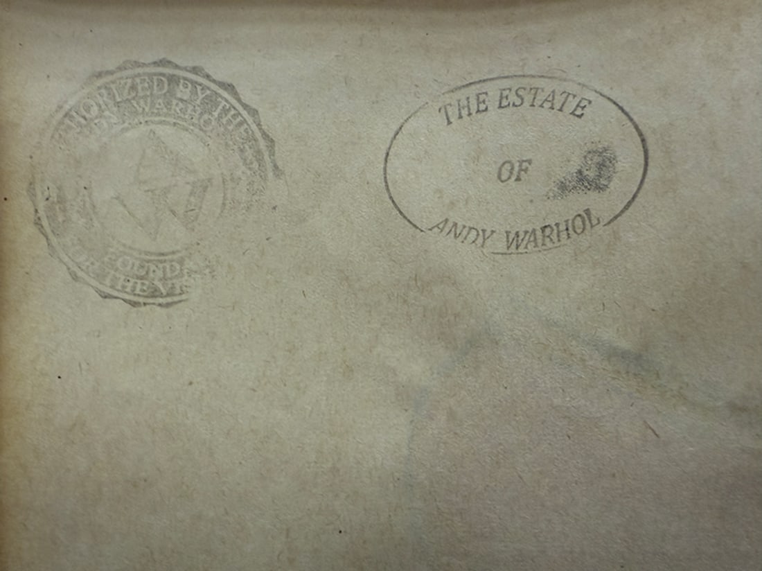 Andy Warhol- (After) Drawing on Paper. Signed Stamped on verso, - 3