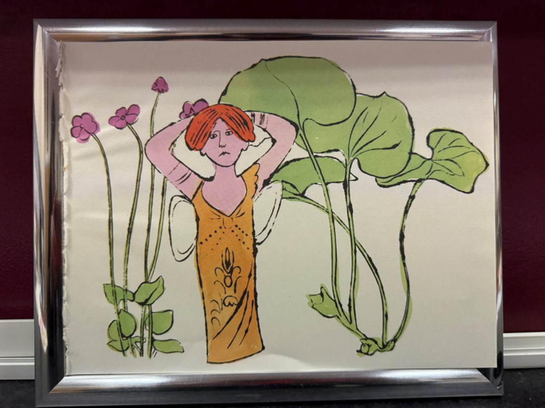 Andy Warhol- In the Bottom of My Garden Page., Rare, Edition, Print on paper, Size- 20cm x 25cm. (1 of 1)