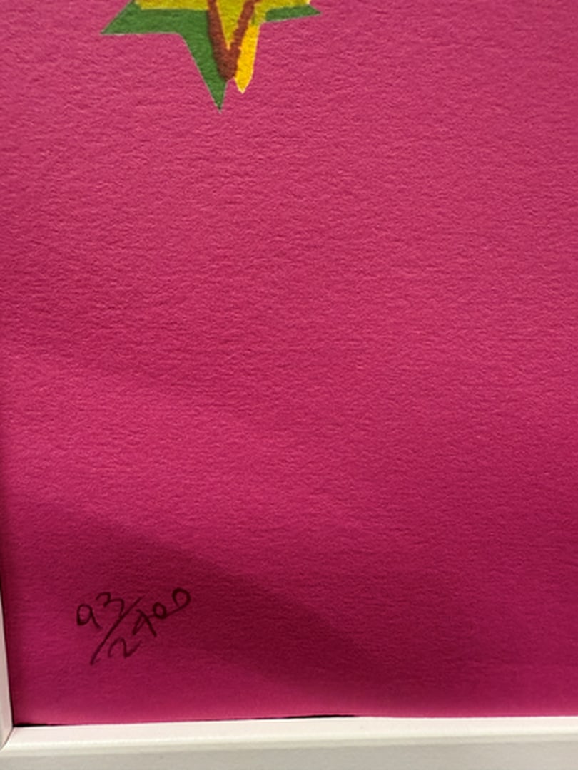 ANDY WARHOL RARE 1986 LMD ED LARGE FINE ART LITHOGRAPH PRINT~(23 1/2"" W X 23 5/8"" H) - 3