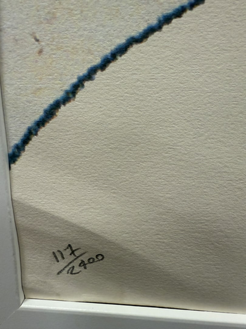 ANDY WARHOL RARE 1986 LMD ED LARGE FINE ART LITHOGRAPH PRINT~(23 1/2"" W X 23 5/8"" H) - 3