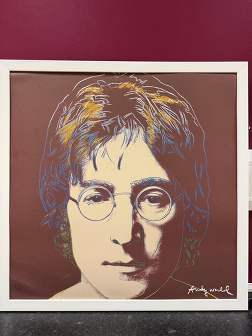 ANDY WARHOL RARE 1986 LMD ED LARGE FINE ART LITHOGRAPH PRINT~(23 1/2"" W X 23 5/8"" H) (1 of 3)