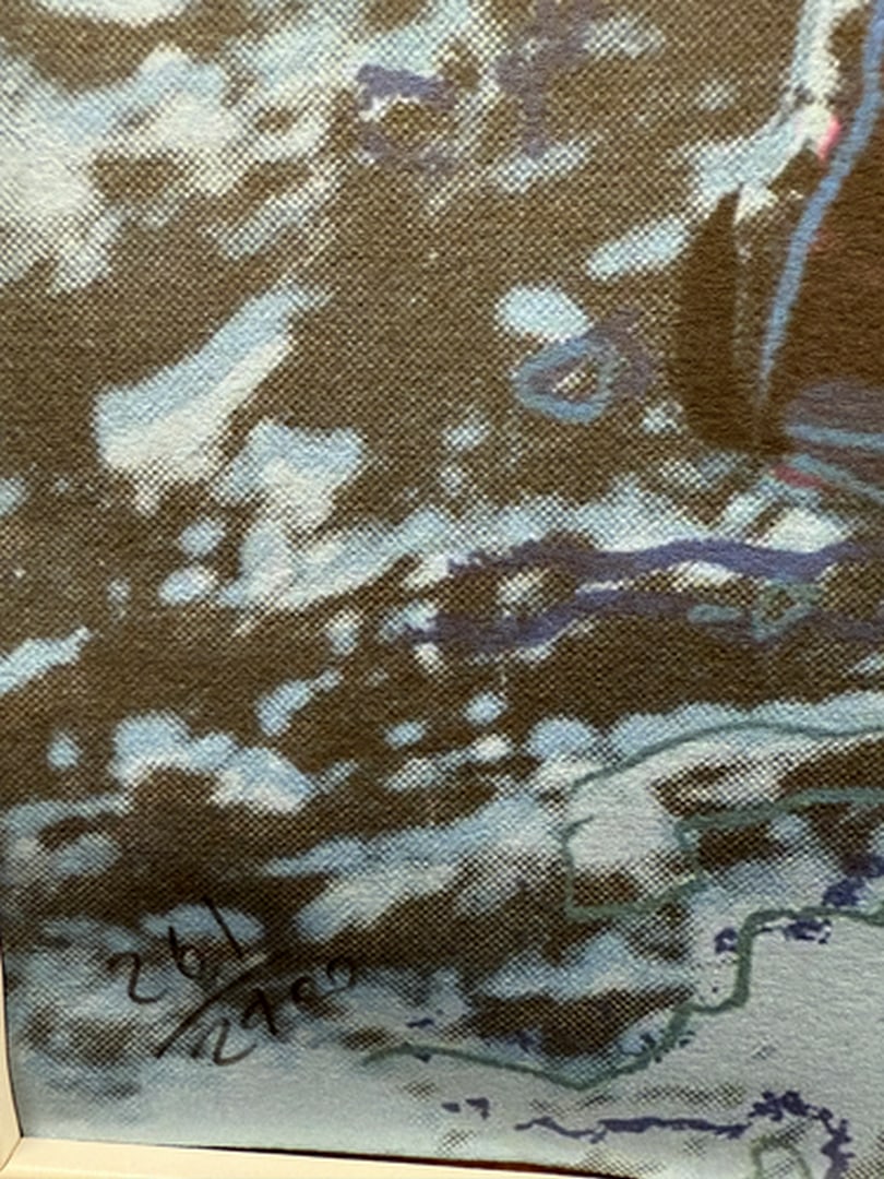 ANDY WARHOL RARE 1986 LMD ED LARGE FINE ART LITHOGRAPH PRINT~(23 1/2"" W X 23 5/8"" H) - 3