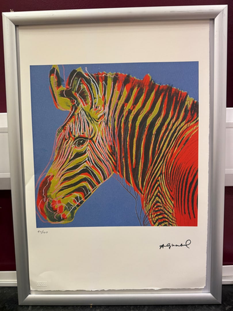 ANDY Warhol, Original, Print, Limited edition, Plate signed: Andy Warhol edition Arabic numbering - numbering 100 copies - Approximate dimensions of the sheet 57.3 x 38.4 cm - INTONSO / IRREGULAR SHEET on 4 sides, weight between 180/210 - Watermark on Arches Fr