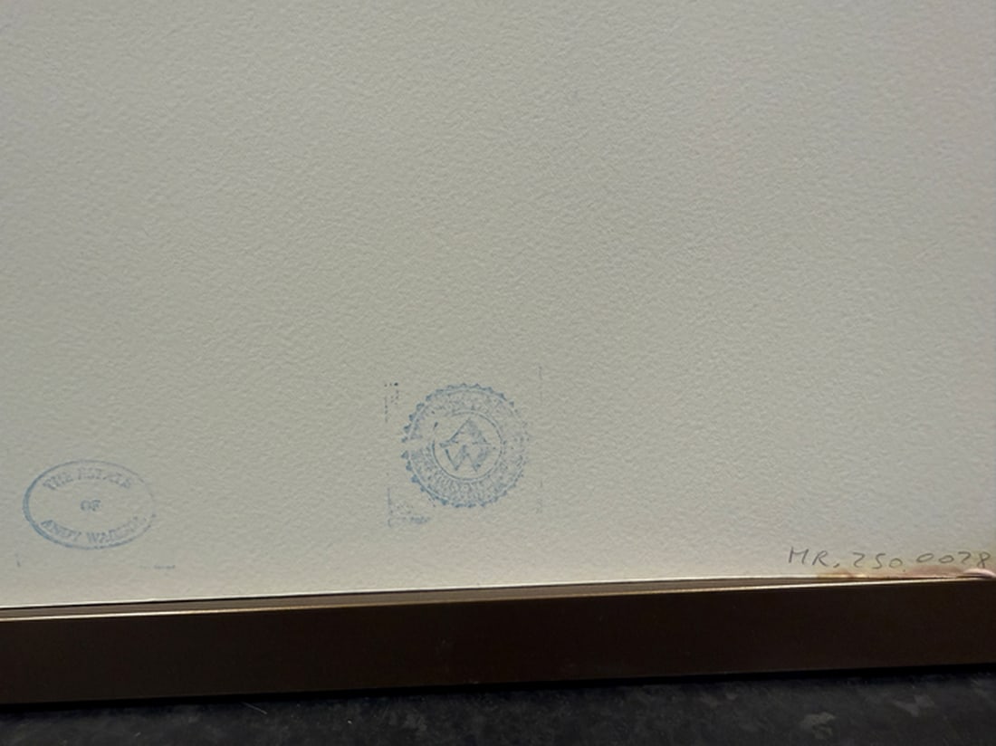 Andy Warhol, (After) Original Print, Limited Edition, Seal, Hand signed And Numbered - 3