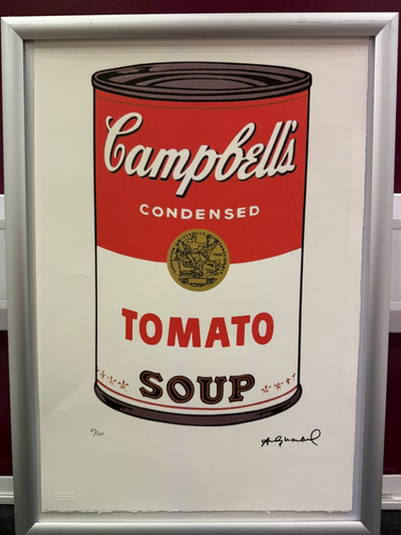 ANDY Warhol, Original, Print, Limited edition, Plate signed: Andy Warhol edition Arabic numbering - numbering 100 copies - Approximate dimensions of the sheet 57.3 x 38.4 cm - INTONSO / IRREGULAR SHEET on 4 sides, weight between 180/210 - Watermark on Arches Fr