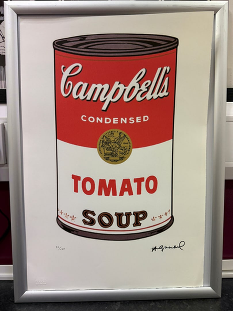 ANDY Warhol, Original, Print, Limited edition, Plate signed: Andy Warhol edition Arabic numbering - numbering 100 copies - Approximate dimensions of the sheet 57.3 x 38.4 cm - INTONSO / IRREGULAR SHEET on 4 sides, weight between 180/210 - Watermark on Arches Fr