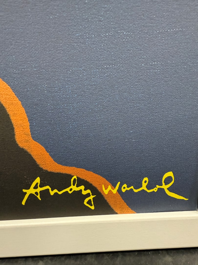 ANDY WARHOL RARE 1986 LMD ED LARGE FINE ART LITHOGRAPH PRINT~(23 1/2"" W X 23 5/8"" H) - 2