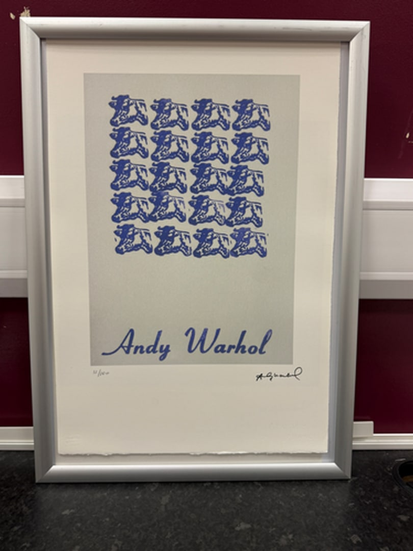 ANDY Warhol, Original, Print, Limited edition, Plate signed: Andy Warhol edition Arabic numbering - numbering 100 copies - Approximate dimensions of the sheet 57.3 x 38.4 cm - INTONSO / IRREGULAR SHEET on 4 sides, weight between 180/210 - Watermark on Arches Fr