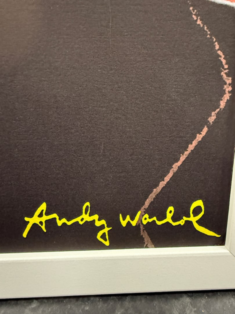 ANDY WARHOL RARE 1986 LMD ED LARGE FINE ART LITHOGRAPH PRINT~(23 1/2"" W X 23 5/8"" H) - 2