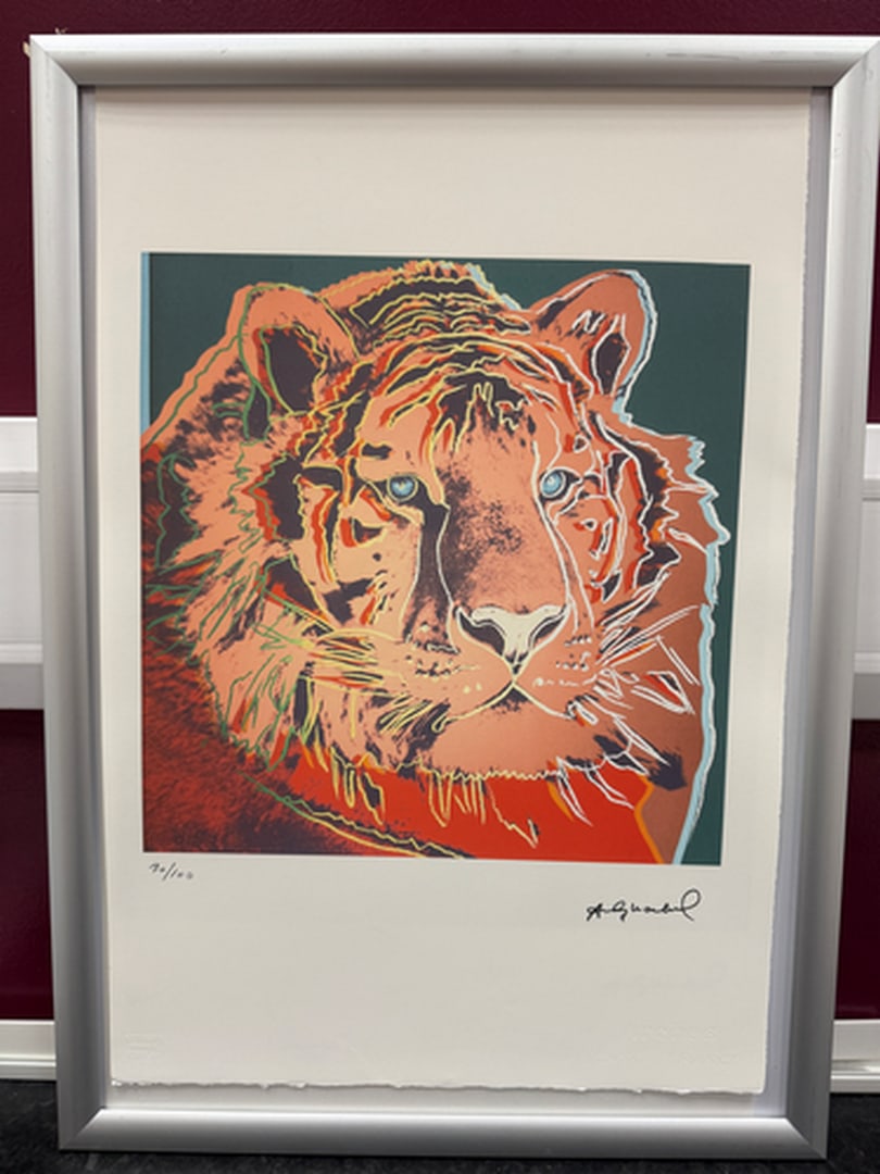 ANDY Warhol, Original, Print, Limited edition, Plate signed: Andy Warhol edition Arabic numbering - numbering 100 copies - Approximate dimensions of the sheet 57.3 x 38.4 cm - INTONSO / IRREGULAR SHEET on 4 sides, weight between 180/210 - Watermark on Arches Fr