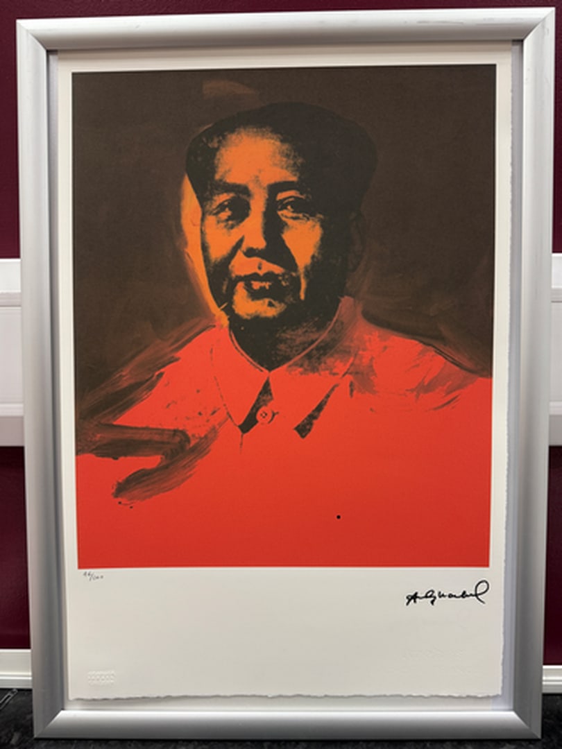 ANDY Warhol, Original, Print, Limited edition, Plate signed: Andy Warhol edition Arabic numbering - numbering 100 copies - Approximate dimensions of the sheet 57.3 x 38.4 cm - INTONSO / IRREGULAR SHEET on 4 sides, weight between 180/210 - Watermark on Arches Fr