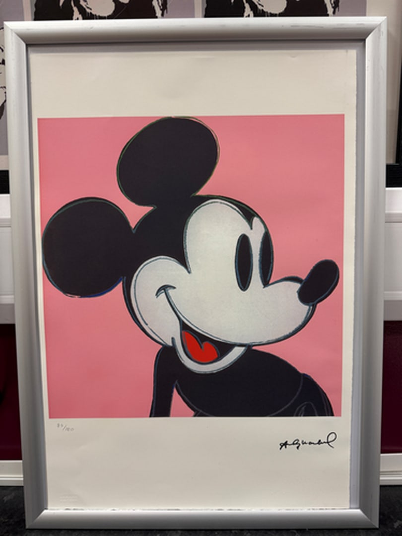 ANDY Warhol, Original, Print, Limited edition, Plate signed: Andy Warhol edition Arabic numbering - numbering 100 copies - Approximate dimensions of the sheet 57.3 x 38.4 cm - INTONSO / IRREGULAR SHEET on 4 sides, weight between 180/210 - Watermark on Arches Fr