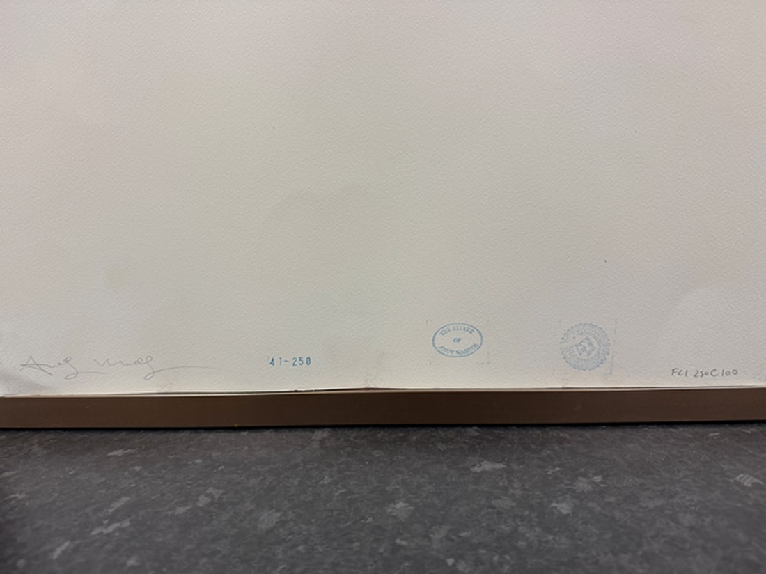 Andy Warhol, (After) Original Print, Limited Edition, Seal, Hand signed And Numbered - 3