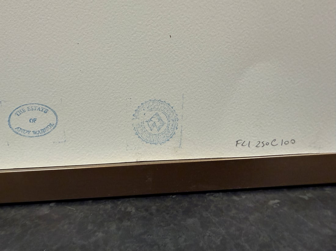 Andy Warhol, (After) Original Print, Limited Edition, Seal, Hand signed And Numbered - 5