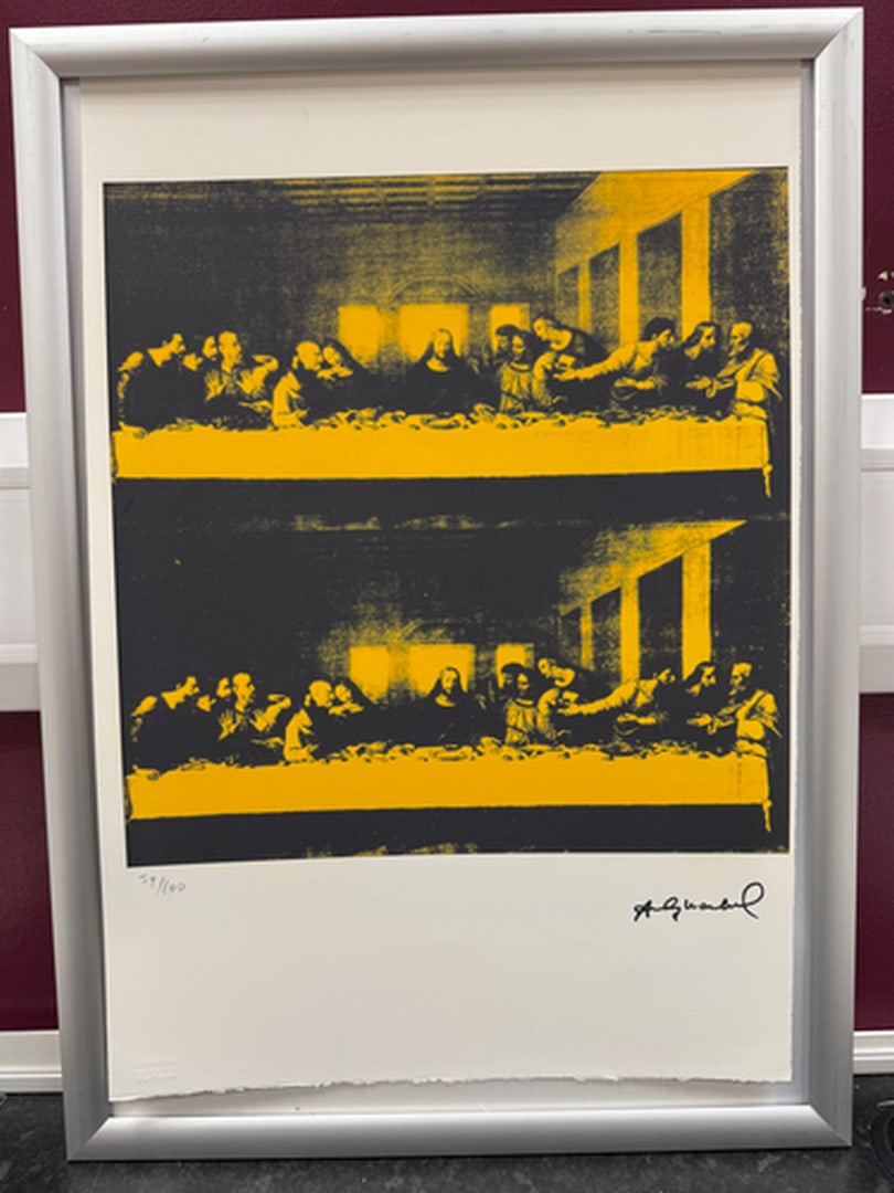 ANDY Warhol, Original, Print, Limited edition, Plate signed: Andy Warhol edition Arabic numbering - numbering 100 copies - Approximate dimensions of the sheet 57.3 x 38.4 cm - INTONSO / IRREGULAR SHEET on 4 sides, weight between 180/210 - Watermark on Arches Fr