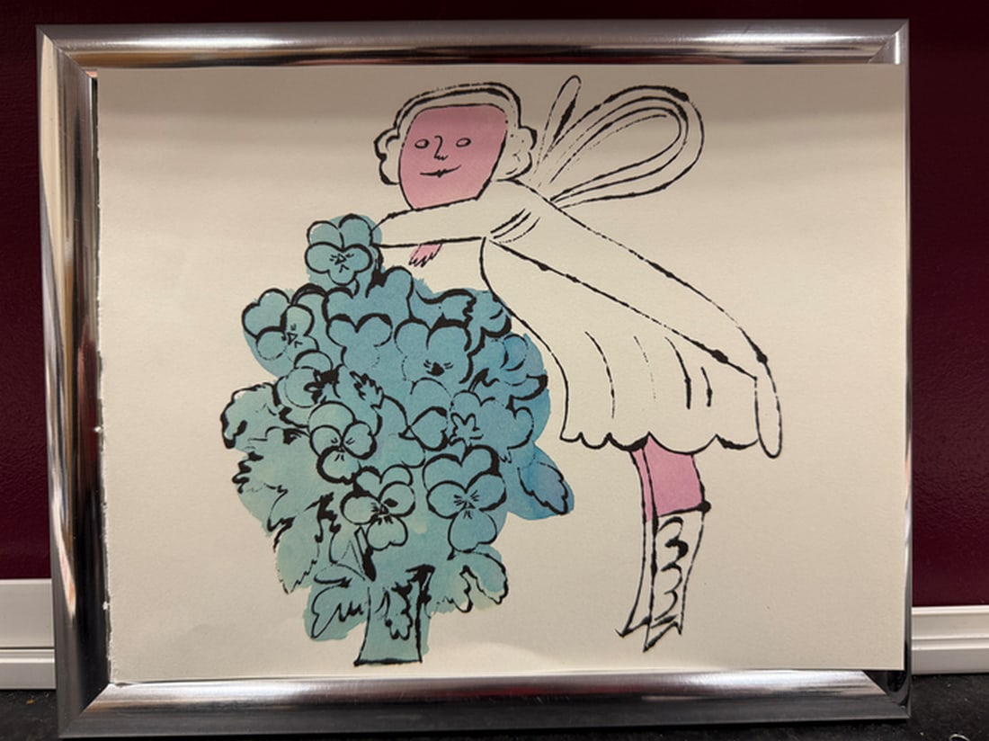 Andy Warhol- In the Bottom of My Garden Page., Rare, Edition, Print on paper, Size- 20cm x 25cm. (1 of 1)