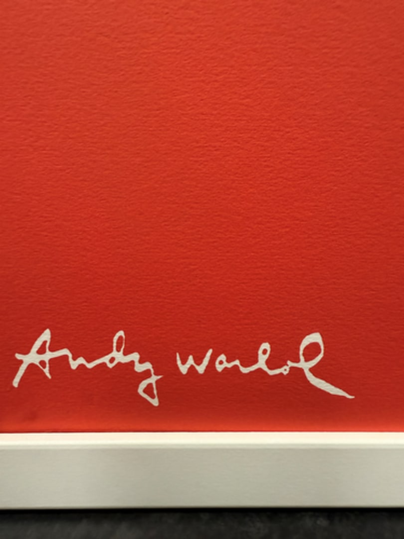 ANDY WARHOL RARE 1986 LMD ED LARGE FINE ART LITHOGRAPH PRINT~(23 1/2"" W X 23 5/8"" H) - 2