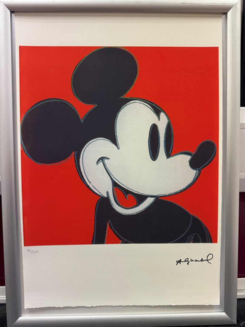 ANDY Warhol, Original, Print, Limited edition, Plate signed: Andy Warhol edition Arabic numbering - numbering 100 copies - Approximate dimensions of the sheet 57.3 x 38.4 cm - INTONSO / IRREGULAR SHEET on 4 sides, weight between 180/210 - Watermark on Arches Fr