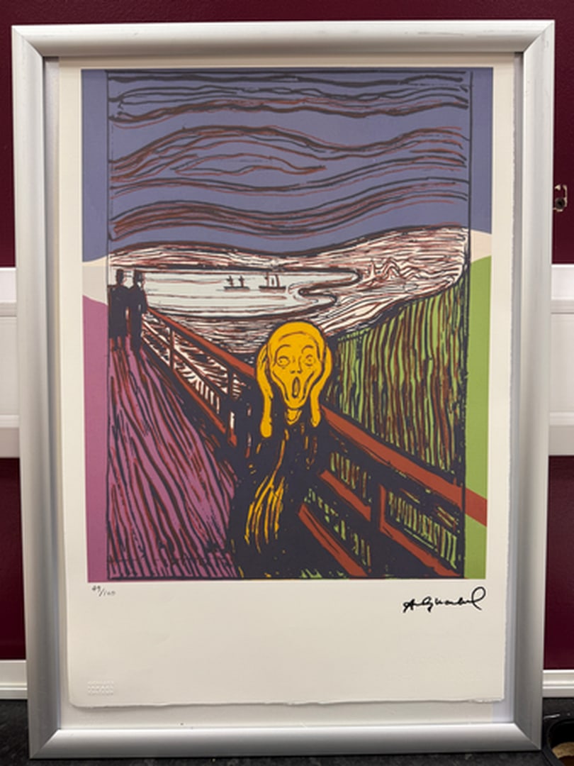 ANDY Warhol, Original, Print, Limited edition, Plate signed: Andy Warhol edition Arabic numbering - numbering 100 copies - Approximate dimensions of the sheet 57.3 x 38.4 cm - INTONSO / IRREGULAR SHEET on 4 sides, weight between 180/210 - Watermark on Arches Fr