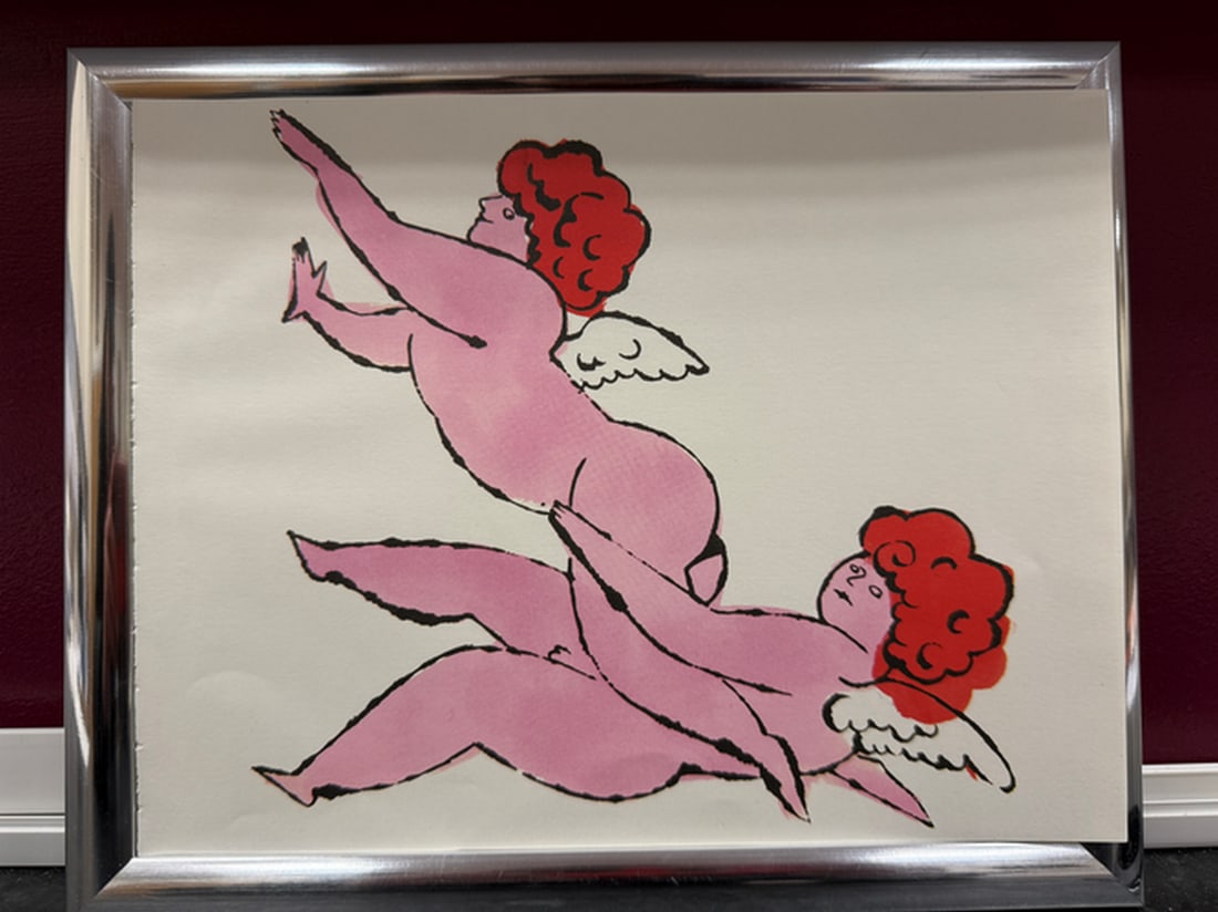 Andy Warhol- In the Bottom of My Garden Page., Rare, Edition, Print on paper, Size- 20cm x 25cm. (1 of 2)