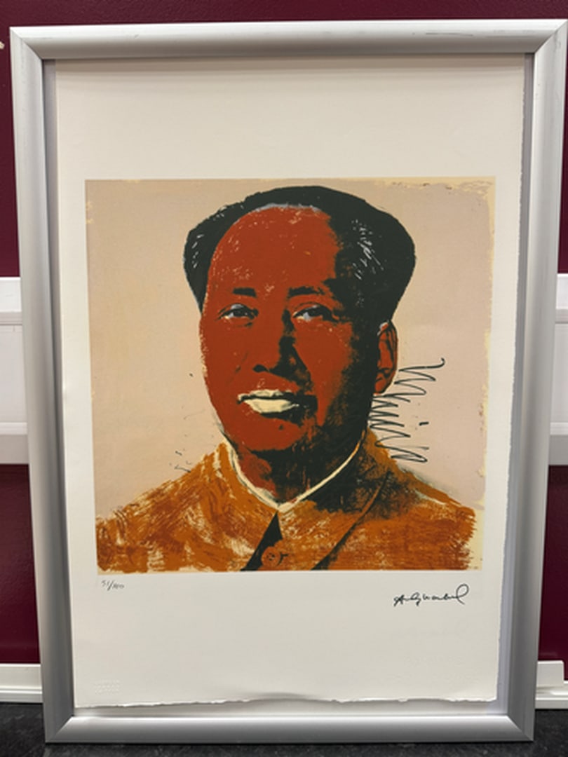 ANDY Warhol, Original, Print, Limited edition, Plate signed: Andy Warhol edition Arabic numbering - numbering 100 copies - Approximate dimensions of the sheet 57.3 x 38.4 cm - INTONSO / IRREGULAR SHEET on 4 sides, weight between 180/210 - Watermark on Arches Fr