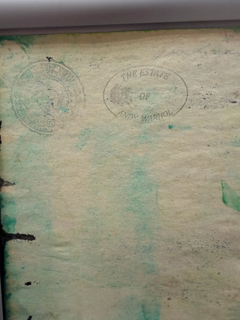 Andy Warhol- (After) Drawing on Paper. Signed Stamped on verso, - 3
