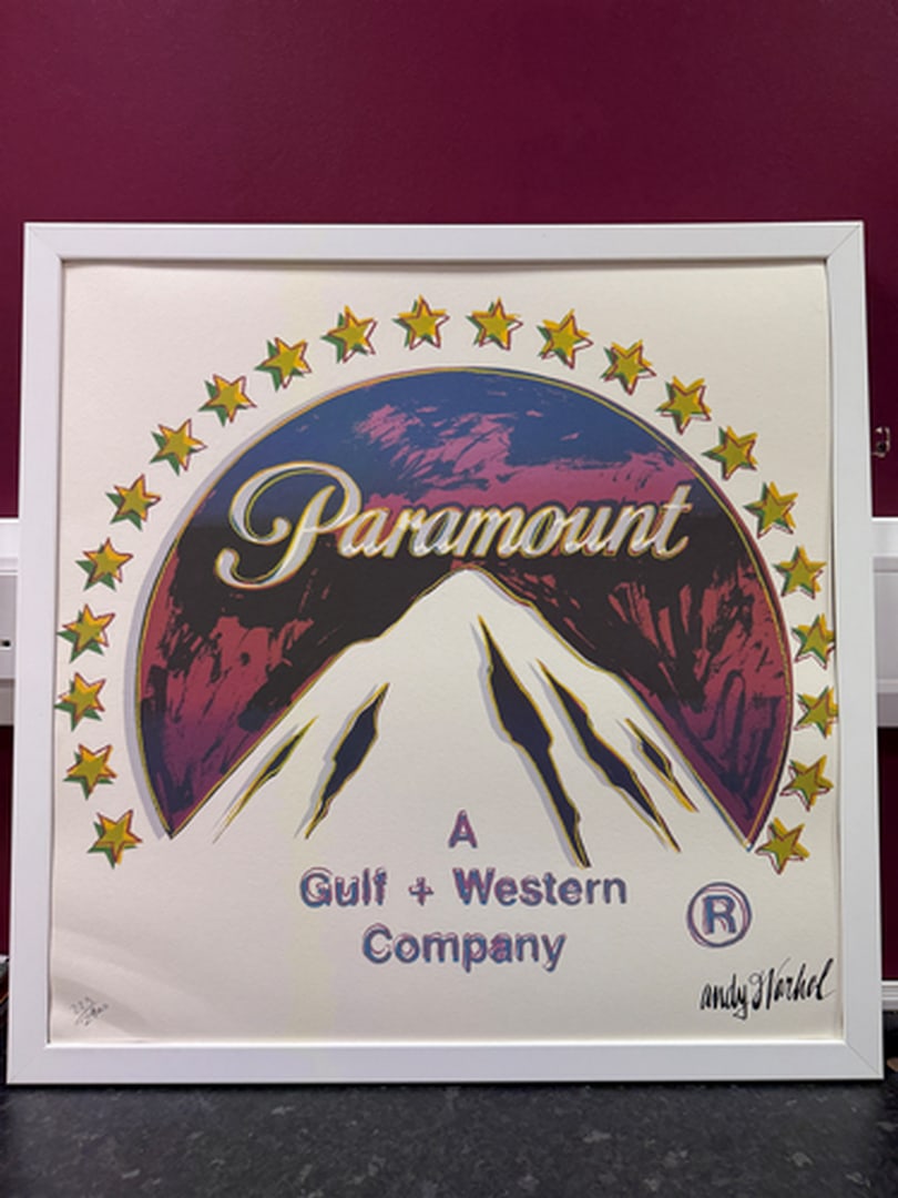 ANDY WARHOL RARE 1986 LMD ED LARGE FINE ART LITHOGRAPH PRINT~(23 1/2"" W X 23 5/8"" H) (1 of 1)