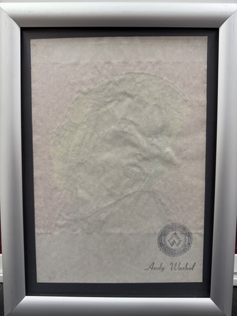 Andy Warhol- (After) Drawing on Paper. Signed Stamped on verso, - 3