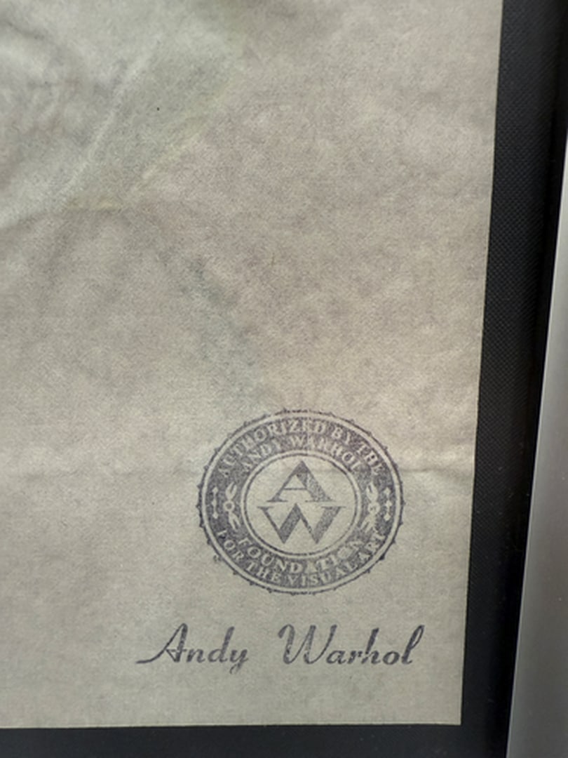 Andy Warhol- (After) Drawing on Paper. Signed Stamped on verso, - 4