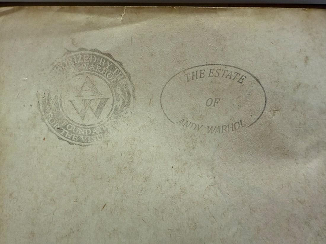 Andy Warhol- (After) Drawing on Paper. Signed Stamped on verso, - 3