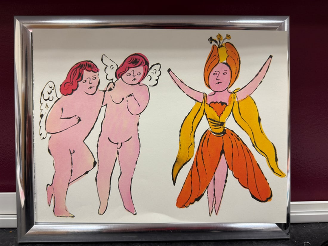 Andy Warhol- In the Bottom of My Garden Page., Rare, Edition, Print on paper, Size- 20cm x 25cm. (1 of 1)