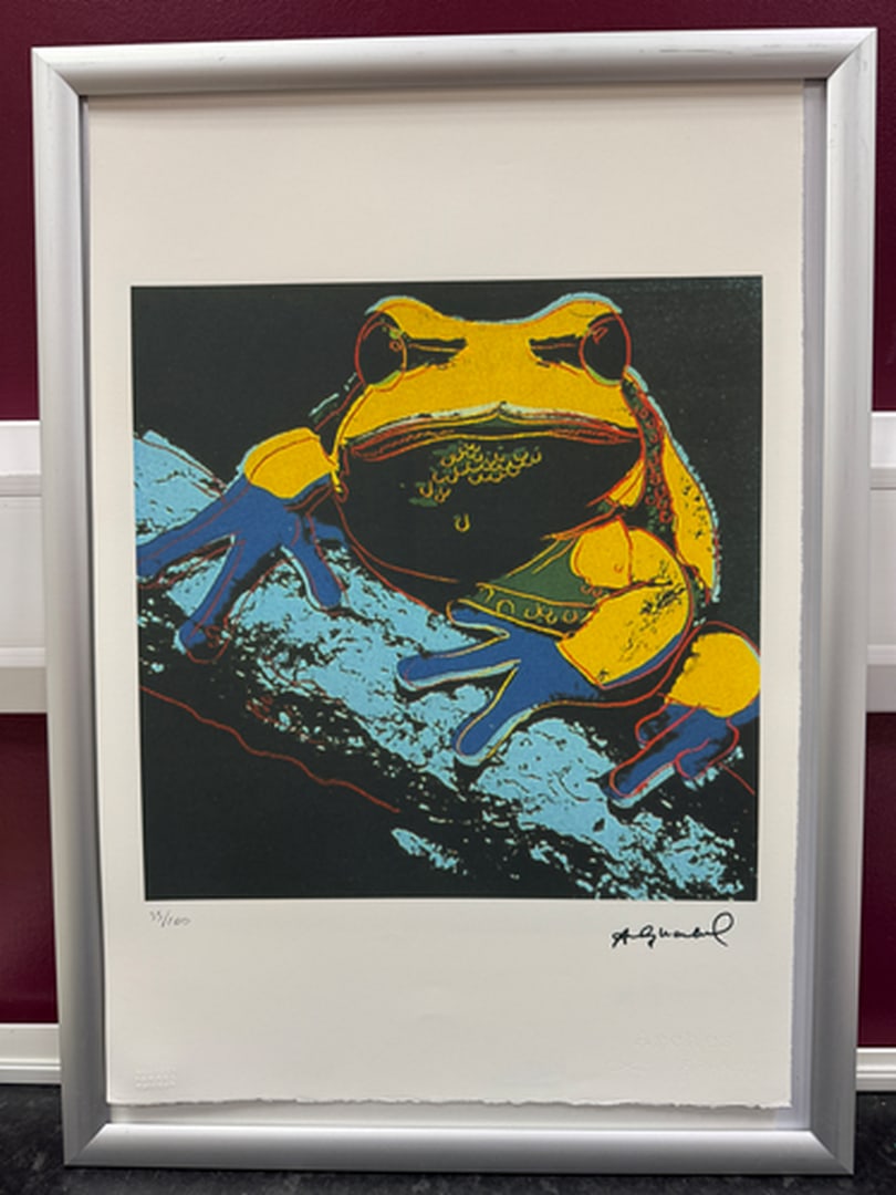 ANDY Warhol, Original, Print, Limited edition, Plate signed: Andy Warhol edition Arabic numbering - numbering 100 copies - Approximate dimensions of the sheet 57.3 x 38.4 cm - INTONSO / IRREGULAR SHEET on 4 sides, weight between 180/210 - Watermark on Arches Fr