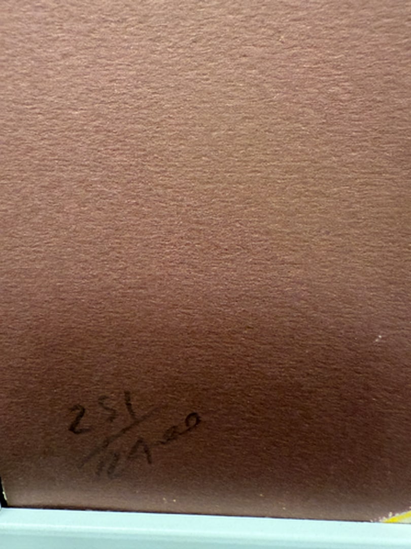 ANDY WARHOL RARE 1986 LMD ED LARGE FINE ART LITHOGRAPH PRINT~(23 1/2"" W X 23 5/8"" H) - 3