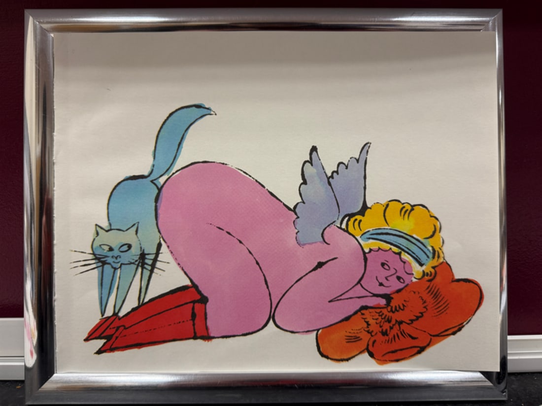 Andy Warhol- In the Bottom of My Garden Page., Rare, Edition, Print on paper, Size- 20cm x 25cm. (1 of 1)