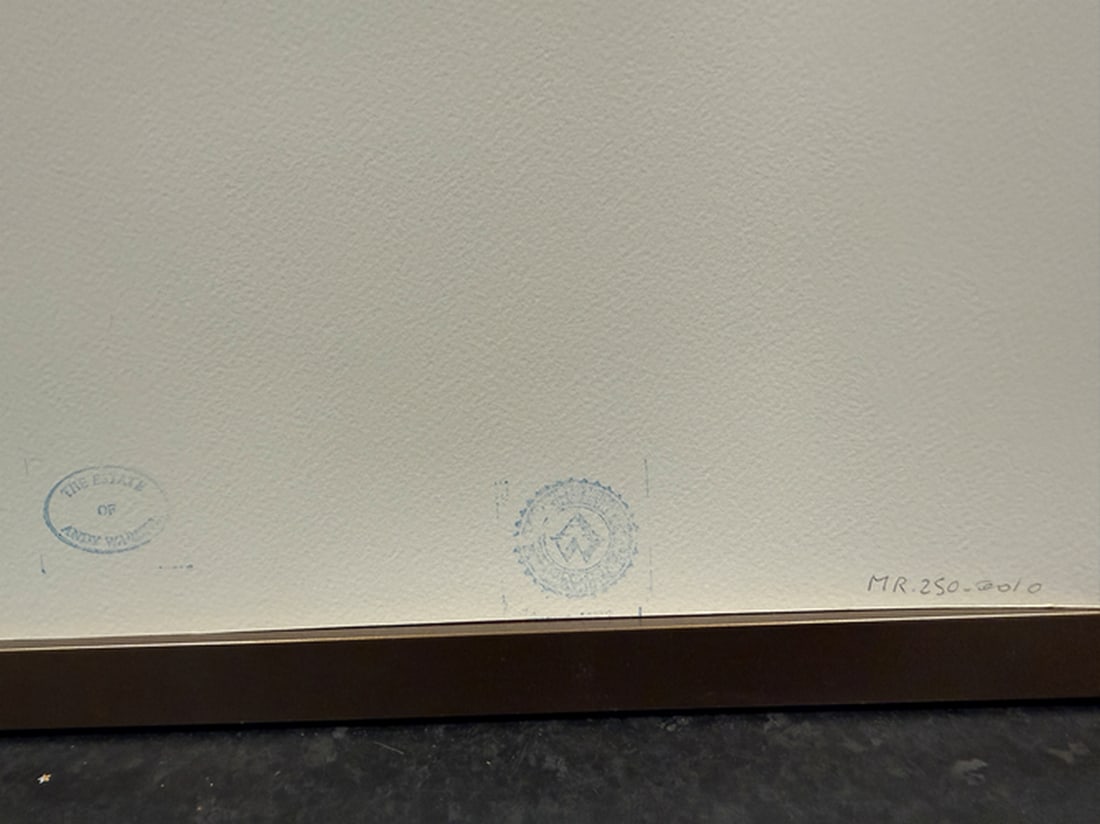 Andy Warhol, (After) Original Print, Limited Edition, Seal, Hand signed And Numbered - 4