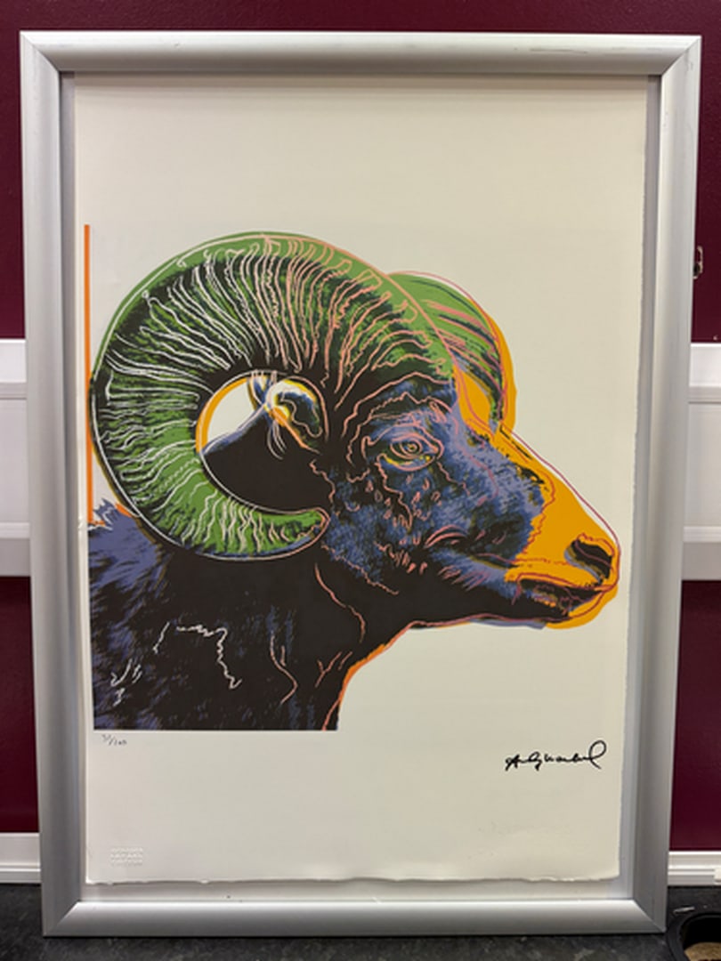 ANDY Warhol, Original, Print, Limited edition, Plate signed: Andy Warhol edition Arabic numbering - numbering 100 copies - Approximate dimensions of the sheet 57.3 x 38.4 cm - INTONSO / IRREGULAR SHEET on 4 sides, weight between 180/210 - Watermark on Arches Fr