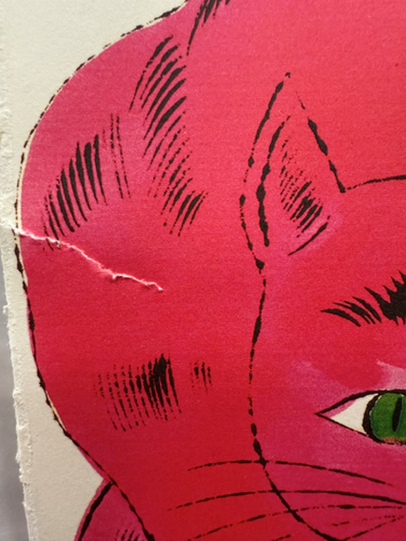 Andy Warhol, Page From a Book, 25 Cats,Sam and Blue Pussy, Rare, Edition, page Size- 22cm x 14cm. - 2